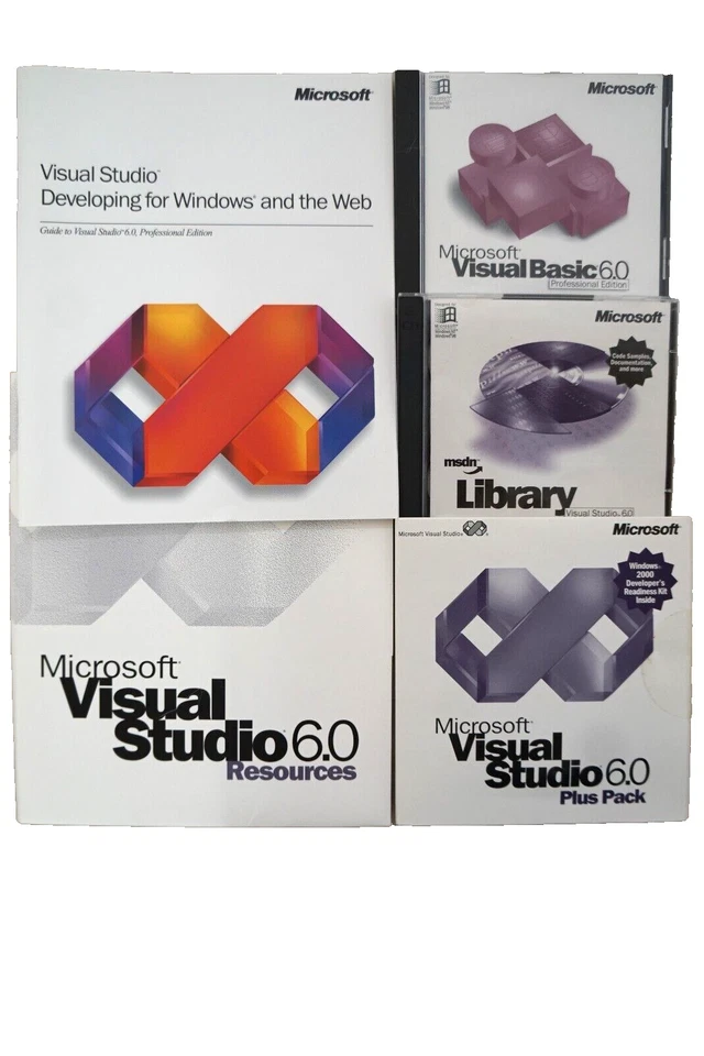 Microsoft Visual Basic 6.0 Professional 6 PRO FULLVER Works n Windows 95 ~ 11 #3 - Image 2 of 4