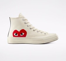 Converse Men's High-Top Sneakers, white Mens 10, womens 12