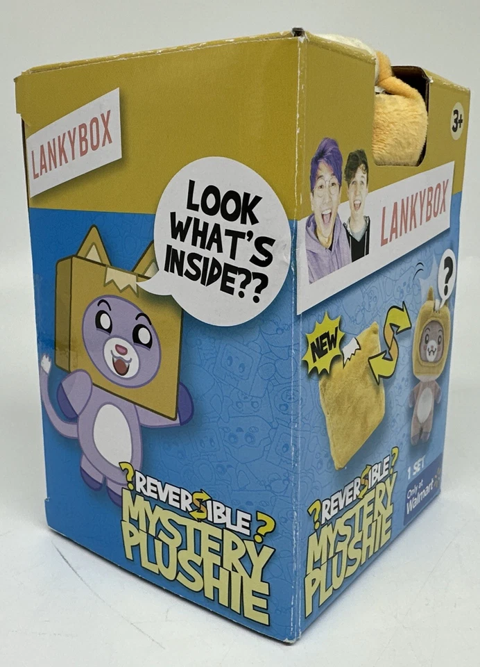 Peluche misterioso reversible LANKYBOX Bonkers exclusivo de Walmart 1 de 4 nuevo en caja sellado Foto 4 de 4