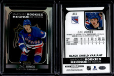 2021-22 O-Pee-Chee Platinum Black Shield Variant #211 Zac Jones