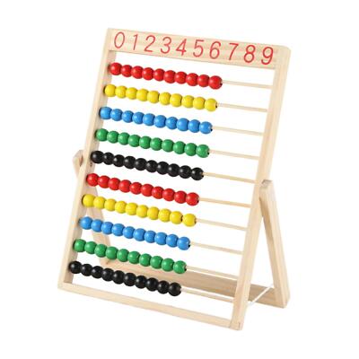 Add Subtract Abacus Holz- Mathe-Spiele Holzkonstruktion rahmen --Spielzeug für