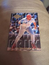 Baseball Card  # 10  (1B) John Kruk PHILIES FINEST FLEER ULTRA 1994