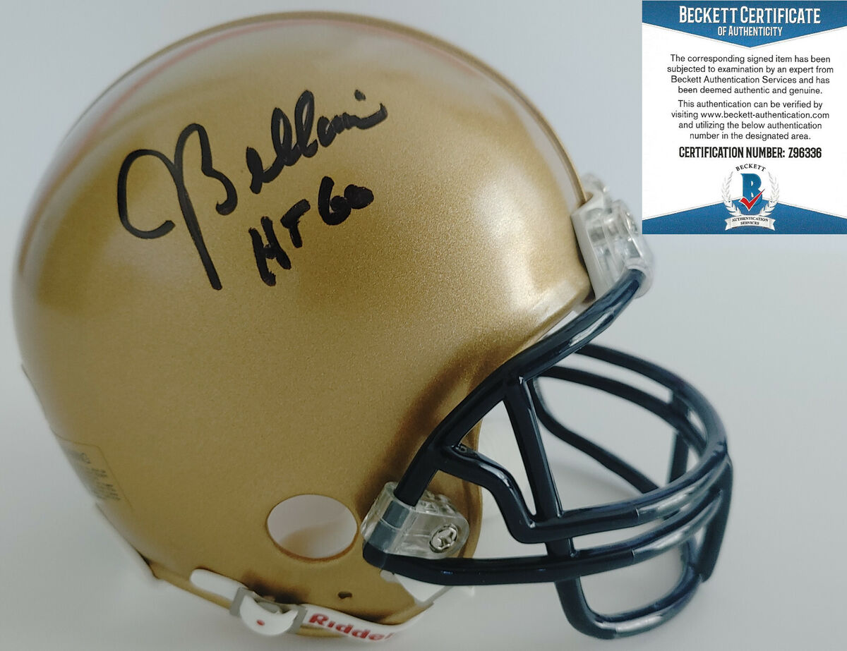 Joe Theisman Washington Notre Dame signed football proof Beckett COA autographed Joe Theisman Washington Notre Dame signed football proof Beckett COA autographed