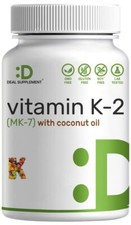 Vitamin K2 MK-7 w/ Virgin Coconut Oil Bone, Joint Immune Support 120 Softgels