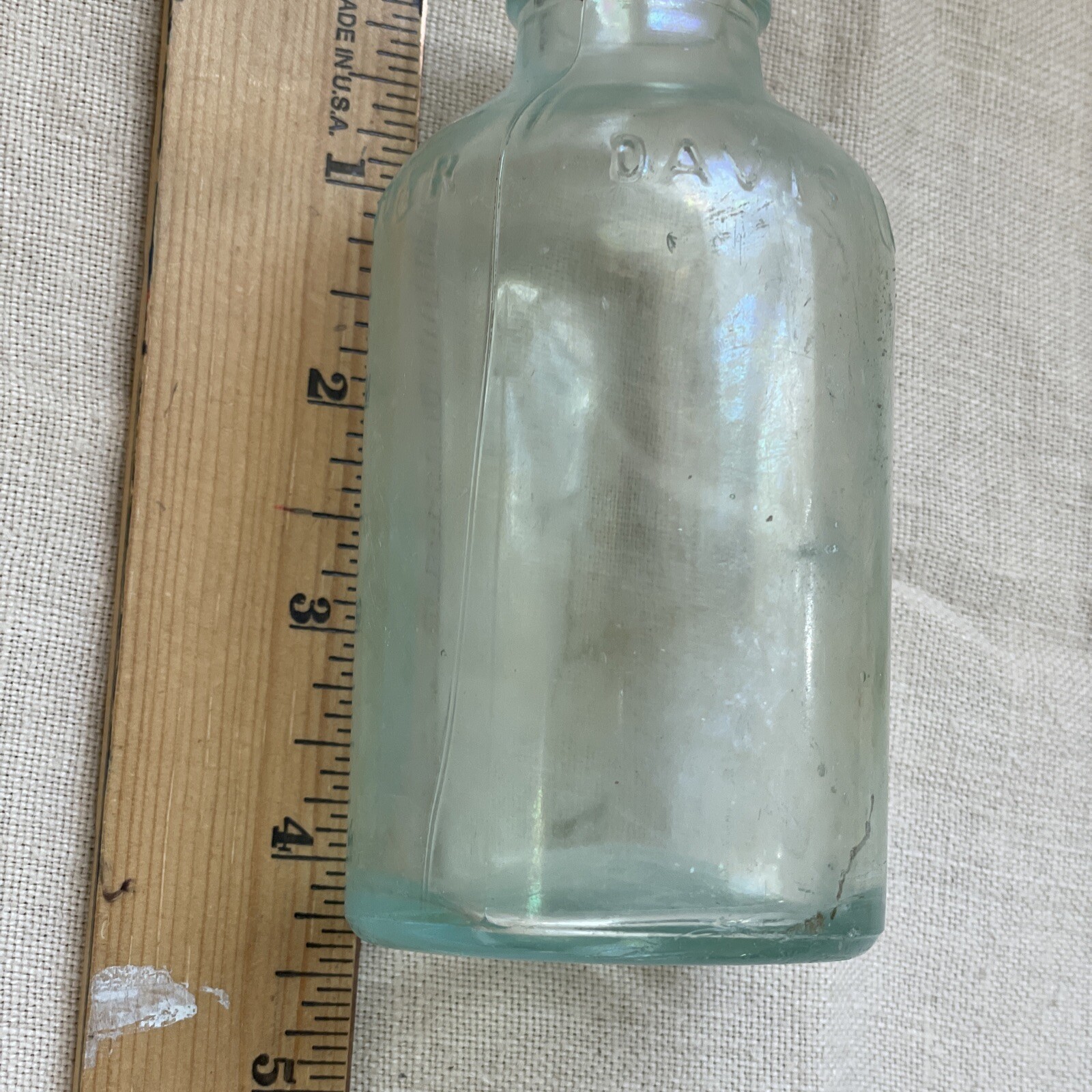 Davis O. K. Baking Powder Bottle