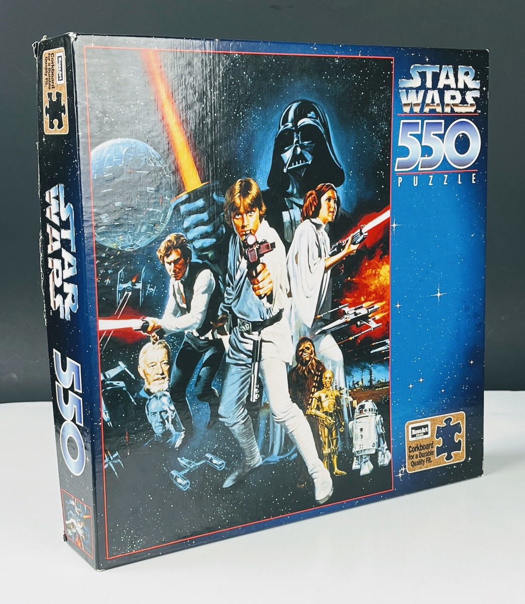 Star Wars A New Hope 550 Piece Puzzle! Vintage RoseArt 1996, ALL