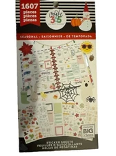 The Happy Planner, 30 Sheet Sticker Pack, Seasonal Fall 1607 Pieces