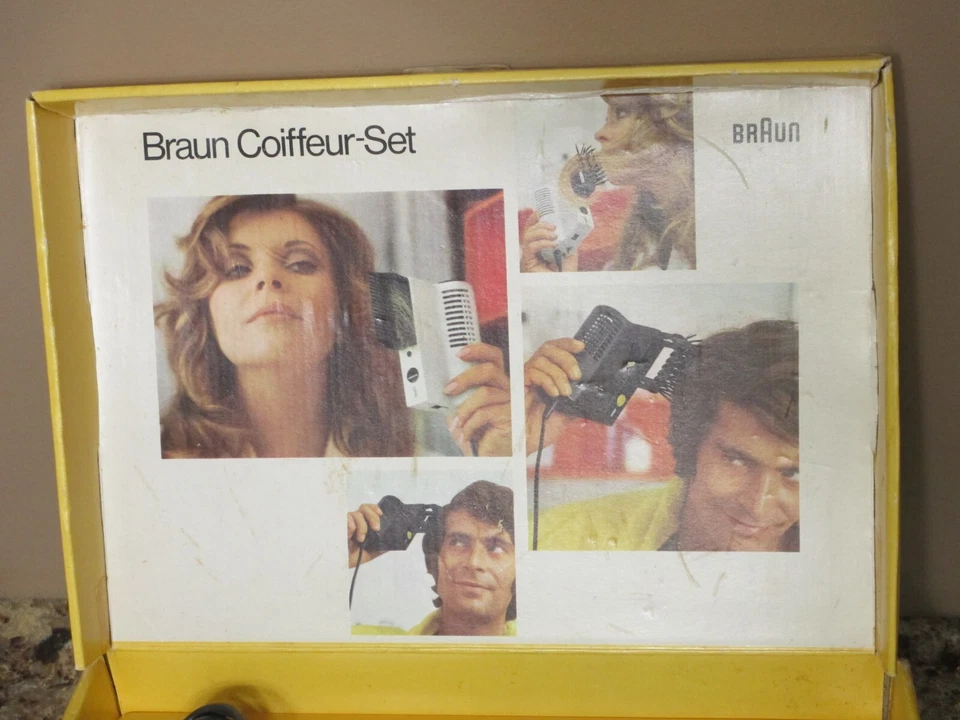 De colección. Braun HLD 31 Juego de Peluquería con Caja, Accesorios, Manual - Funciona Foto 3 de 4