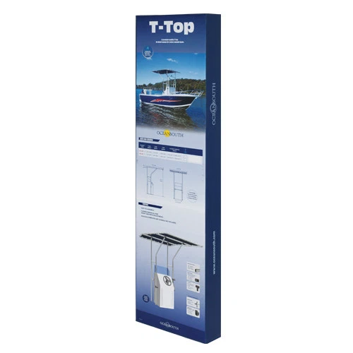 Oceansouth Boat T-top for Standard Center Console Boat Black (Size 1) - Image 4 of 4