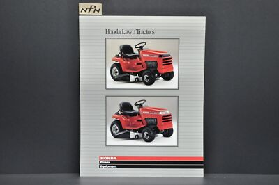 #ad #ad Vtg NOS 1989 Honda H4013 H4514 Lawn Tractors Dealer Sales Spec Brochure Flyer $10.99