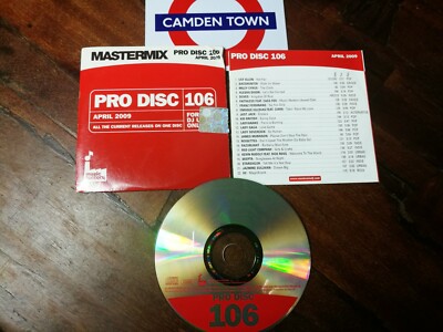Mastermix Pro Disc 106 U2/Lady Gaga/Miley Cyrus/Franz Ferdinand Cd Ottimo
