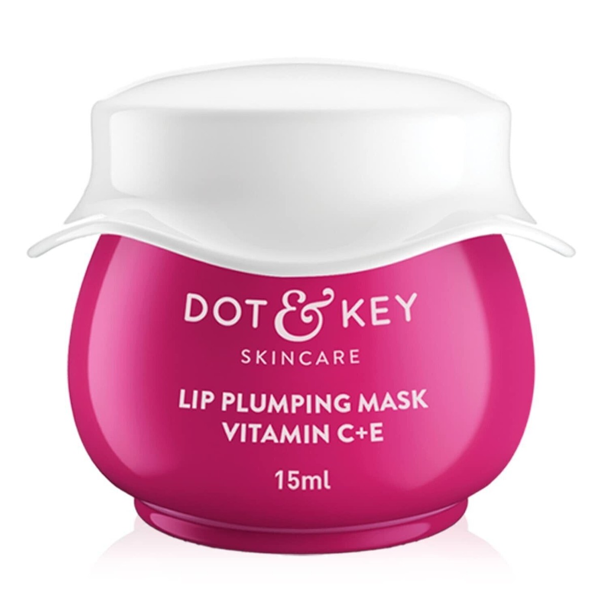 Dot & key Lip Plumping Mask Vitamin C + E | Lip Mask for Dry Lips BERRY -  15ml