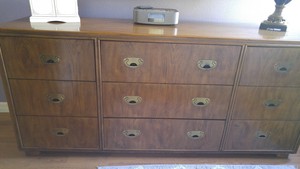 Vintage Drexel Campaign Style Furniture 3 Unique Pcs Ebay