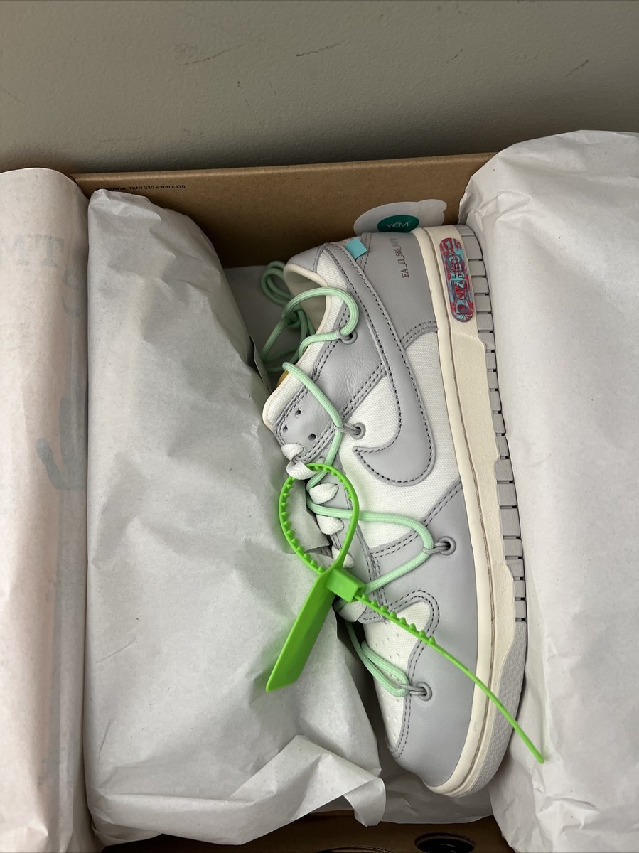 OFF-WHITE x Nike Dunk Low Size (Lot of 50) DM1602-108