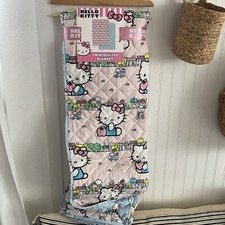 HELLO KITTY Neighborhood Kitty TWIN Quilted Blanket 60 in X 90 in Double Sided