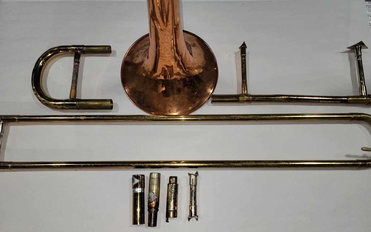 Conn Director Shooting Star Copper Bell Trombone *Replacement Parts* eBay