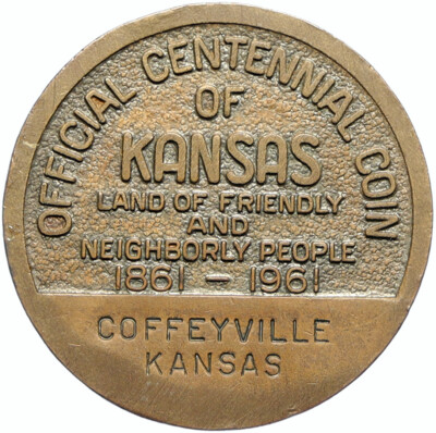 1961年 ERS vs WHALES 記念ボール 1961 United States KANSAS Centennial Vintage SO-CALLED Dollar