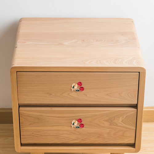 Cherry Handle Kitchen Cabinet Handles Unit Decorative Knobs for Dresser Pull - Picture 8 of 12