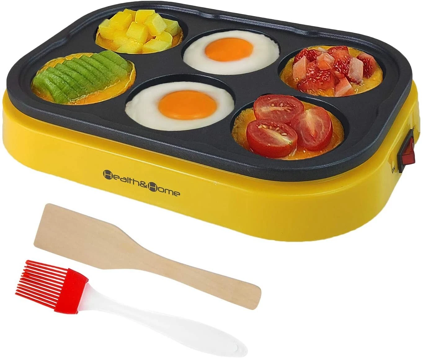 Electric Mini Pancake Non-Stick Egg Frying Pan Crepe Maker Snacks or Desserts
Opens in a new window