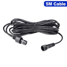 5M Waterproof Extension Cable Line for LED Garden Spike Light Spotlights Mains