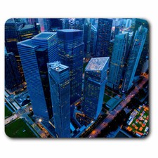 Computer Mouse Mat - City Skyscraper Cityscape Architecture Office Gift #16939