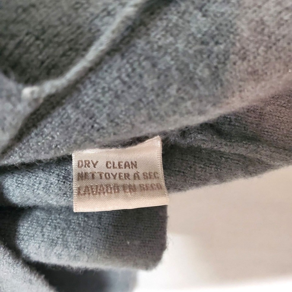 Jones New York Lamb Wool Blend Academia Cardigan Sweater S Teal Hong