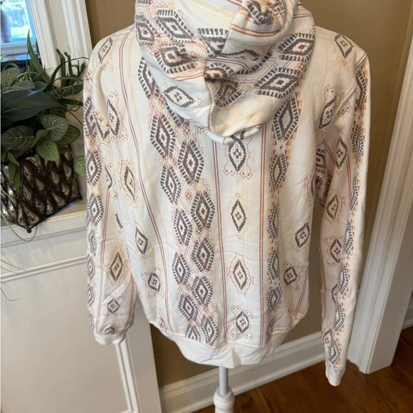 OFF WHITE Felpa donna Shyanne con cappuccio pullover sud ovest panna taglia media