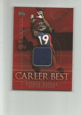 2009 Topps Career Best Jerseys Platinum #ER Eddie Royal   99/99