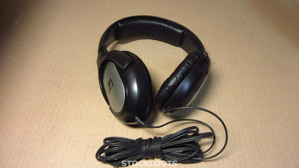 Sennheiser HD-201 Lightweight Over Ear Black/Silver Headphones