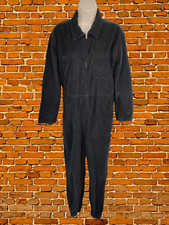WOMENSURBAN OUTFITTERS UK MEDIUM M BLACK CORDUROY CASUAL ZIP JUMPSUIT ALL IN ONE