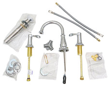 Kohler Bellera 27380-4-CP Widespread Bathroom Faucet, Polished Chrome, Open Box