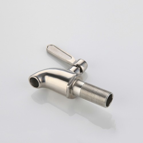 1PZ Rubinetto Acqua Acciaio Inox Rubinetto Distributore Bevande Rubinetto Ricambio Metallo - Foto 2 di 11