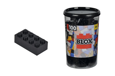 Simba Bausteine Blox 100 schwarz 8er Steine in Dose