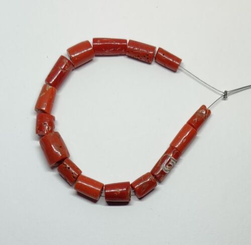 Perline di corallo rosso 100% naturale perle di corallo marino italiano pietr... - Foto 3 di 5