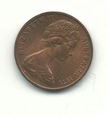 HIGH GRADE UNC 1971 AUSTRALIA 1 ONE CENT COIN-SEP484