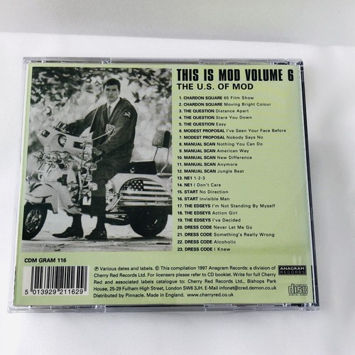 This Is Mod, Vol. 6: The United States of Mod (CD)Power Pop - Picture 2 of 4
