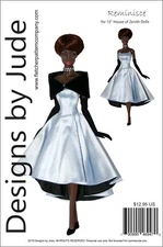 Reminisce Doll Clothes Sewing Pattern  for 12" House of Zenith Superdoll