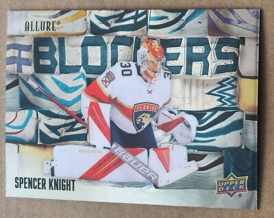2022-23 Upper Deck Allure Blockers Spencer Knight #BL-15 Florida Panthers 
