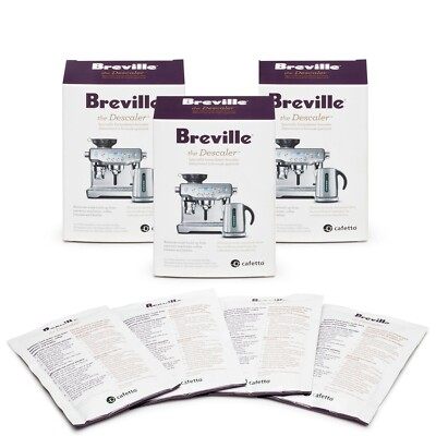 #ad PACK of 12 Breville Espresso Machine The DESCALER 3 Boxes x4 Genuine Original $89.90