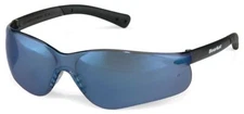 MCR Safety Bearkat 3 Safety Glasses Sunglasses with Blue Mirror Lenses Z87