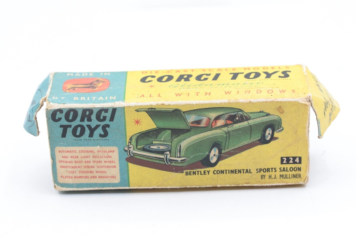 Corgi Toys 224 Bentley Continental Sports Saloon With