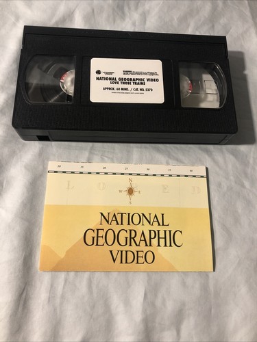 Nat Geo Love Those Trains N.C. Mountains Charleston SC History VHS Lot of 3 - Picture 9 of 15