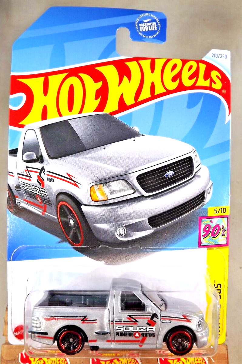 2024 Hot Wheels 99 Ford F-150 SVT Lightning Silver 90s 5/10 #210