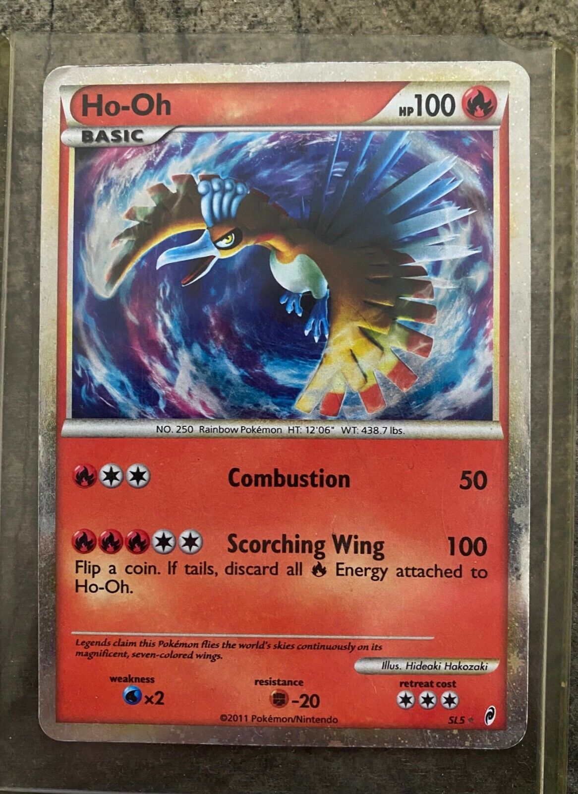 Pokémon TCG Shiny Ho-Oh Holo SL5, Great Condition. | eBay