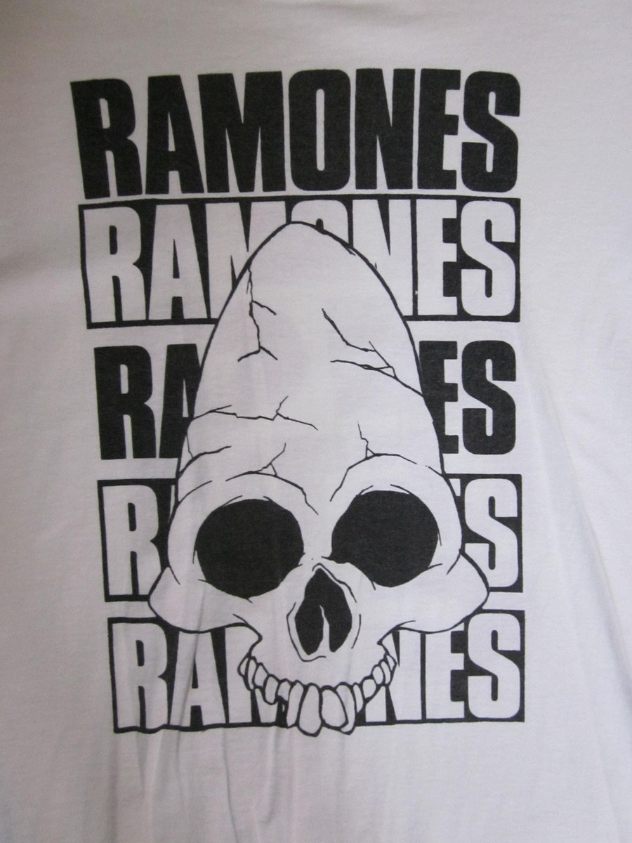 Vintage RAMONES Pinhead Skull HEY HO LET'S GO T-Shirt, XL, 2