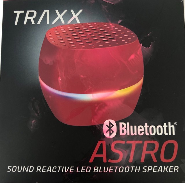 Traxx Astro Bluetooth Sound Reactive LED Speaker, Rechargeable | eBay