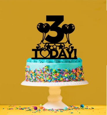 3rd Birthday Acrylic Cake Topper Years Old Third UK