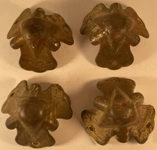 Steel Trunk Flap Hinge steamer Trunk Corners chest antique vintage old