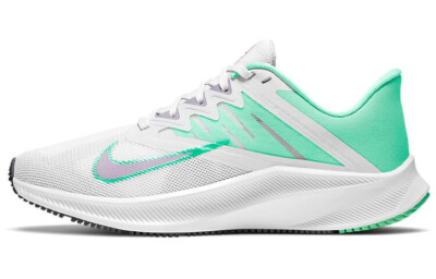 Nike Quest 3 'White Green Glow' Women's CD0232-111 Running Shoes Size 9