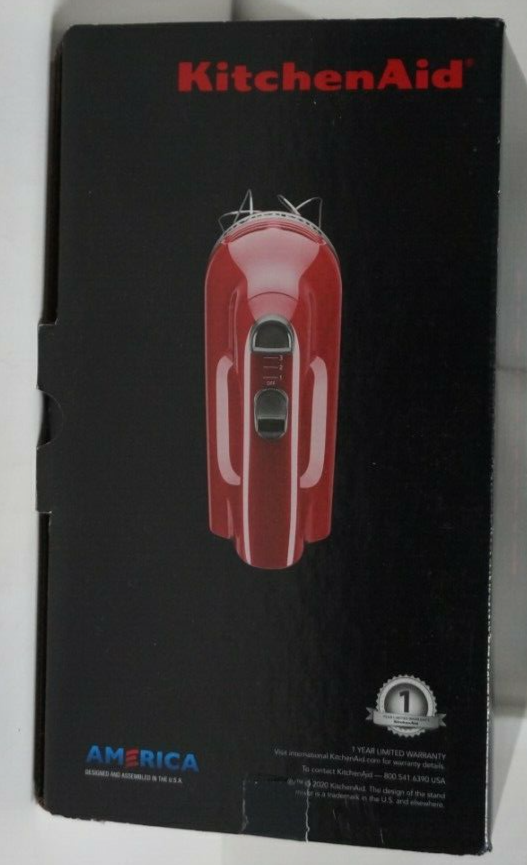 KITCHENAID Empire Red Ultra Power 3 Speed Hand Mixer KHM312ER eBay